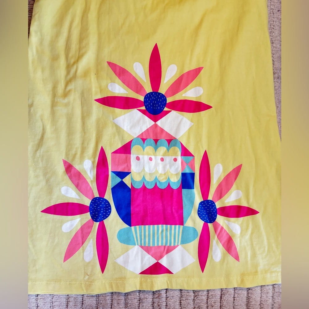 Tea Collection cotton A-line dress, Girls size 8, EUC - Picture 3 of 7